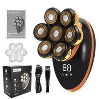 7D Floating Electric Shaver with 5-in-1 Grooming Kit and Waterproof Design – FlexEdge