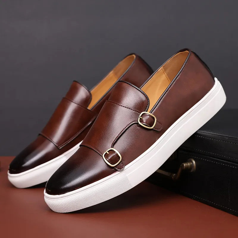 Zapatos de cuero lujosos para hombre con comodidad suprema – Alessio