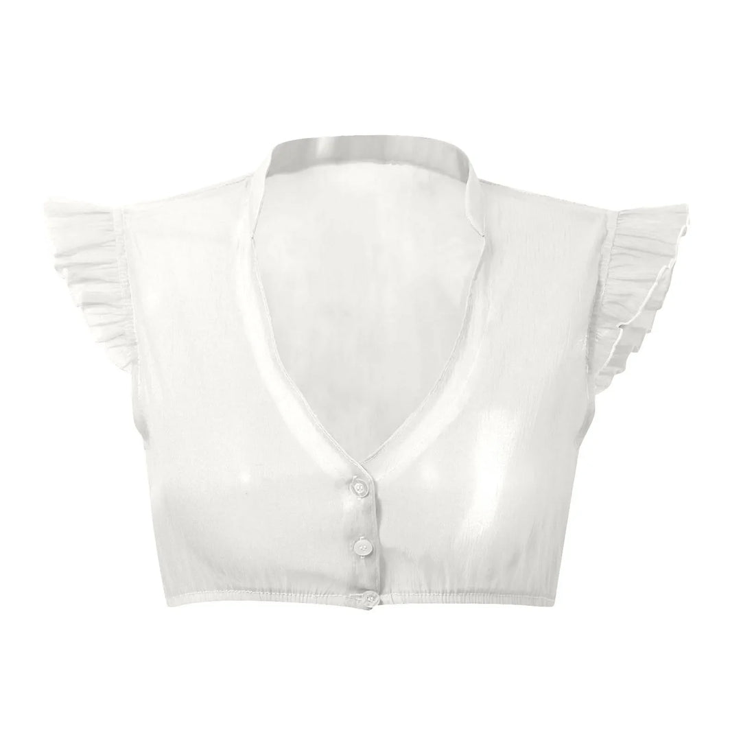 Dirndl blouse with ruffle sleeves – Leni Oktoberfest 2025