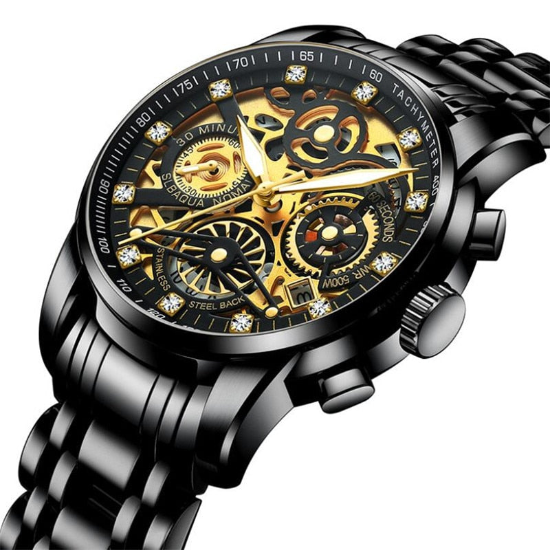Skeleton men's wristwatch – Eclipse