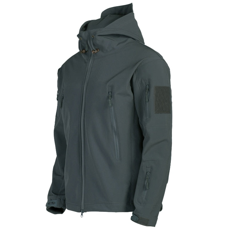 Men's Softshell Jacket with Hood - Titan