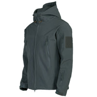 Men's Softshell Jacket with Hood - Titan