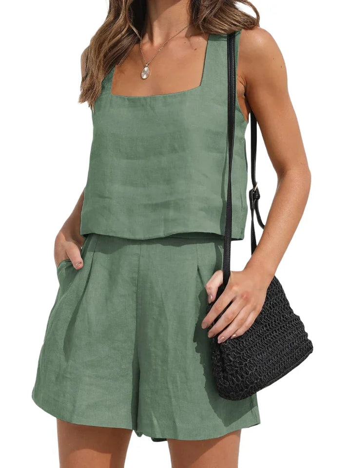 To-delt sommerantrekk med stil – Emilia