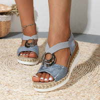 Sleehak Sandaler med Slangeprint – Viperra