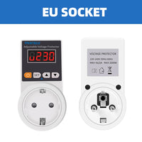 Automatischer Spannungsprotektor-Stecker mit einstellbaren Einstellungen – VoltGuard