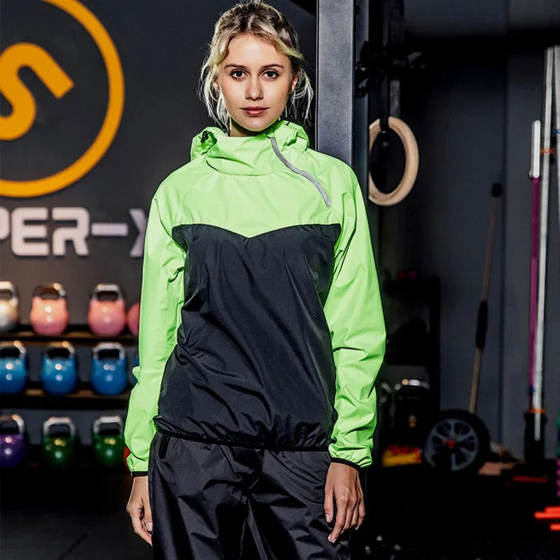 Lightweight Unisex Training Set with Zipper & Hood – Remo