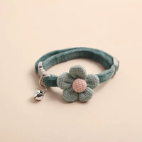 Adjustable Cat Collar with Flower - FlowerCharm