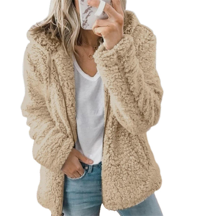 Dame Teddy-fleece-frakke – Liora