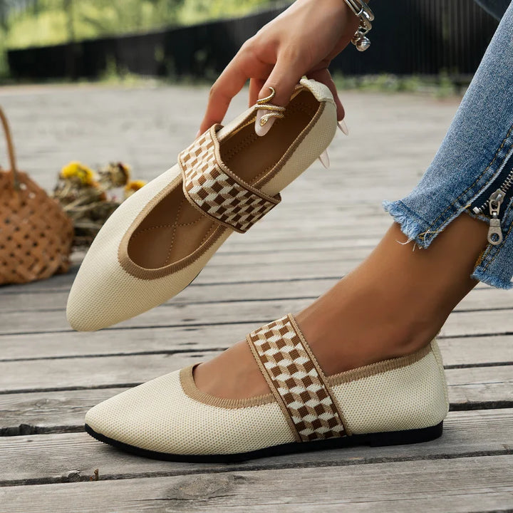 Stilvolle Damen Sommerschuhe mit spitzer Zehenpartie – Lina