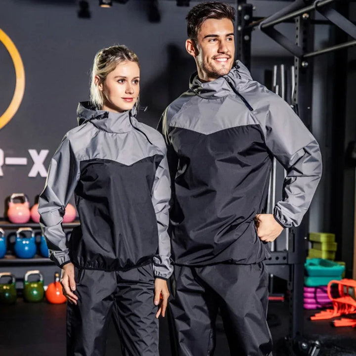 Lightweight Unisex Training Set with Zipper & Hood – Remo