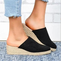 Retro chic kilehæl sandaler - Vera
