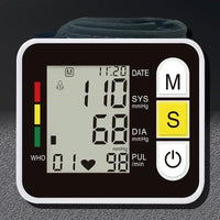 Monitor digital de presión arterial de muñeca con pantalla LCD – PulseTrack
