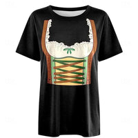 T-shirt i dirndl-look – DirndlShirt Oktoberfest 2025
