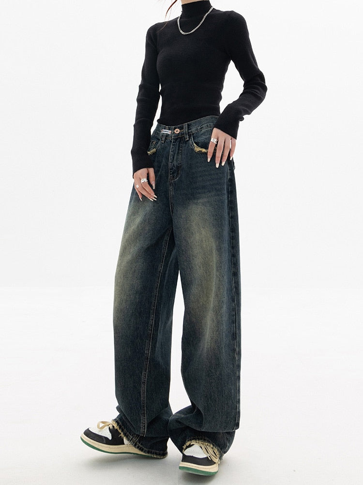 Y2K Vintage Baggy Women's Jeans - Luna