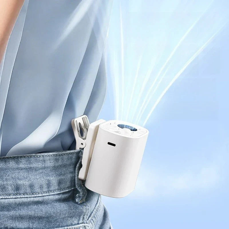 Hipacool tragbarer Autoklippventilator mit 360° Drehung & 100 Geschwindigkeiten – ClipAir