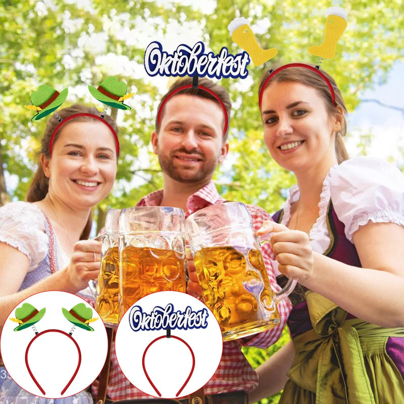 Hårbøjlesæt i Oktoberfest-design (16 dele) – KopfGaudi Oktoberfest 2025