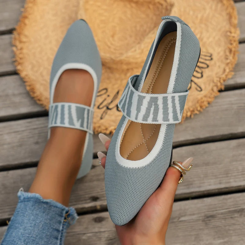 Stilvolle Damen Sommerschuhe mit spitzer Zehenpartie – Lina