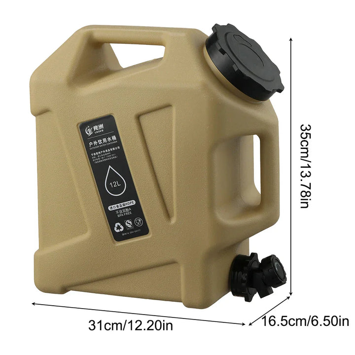 Depósito de agua portátil de 12L - AquaTrek
