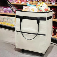 Reusable Shopping Bag with Wheels – Rollex – (Large Capacity)