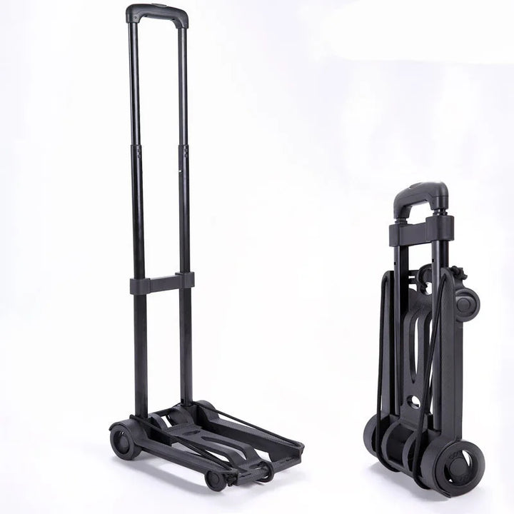 Faltbarer tragbarer Handwagen mit 2 oder 4 Rädern verstellbarem Zugstab – CarryFlex