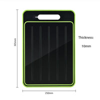 Double-sided cutting board with defrosting plate - BladeBoard