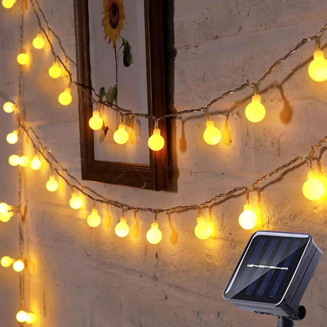 Solarbetriebene Partybeleuchtung – SolarGlow