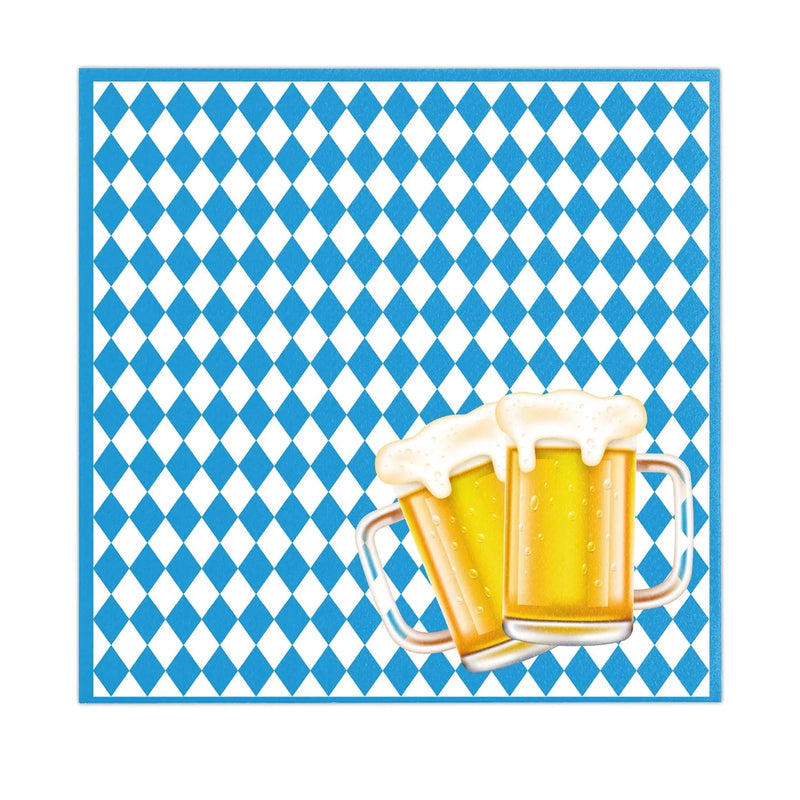 Disposable party tableware set in Oktoberfest design (including tablecloth) – GaudiSet Oktoberfest 2025