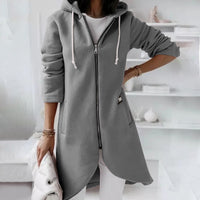 Women's Hoodie Vest with Zipper and Hood – Shaly
