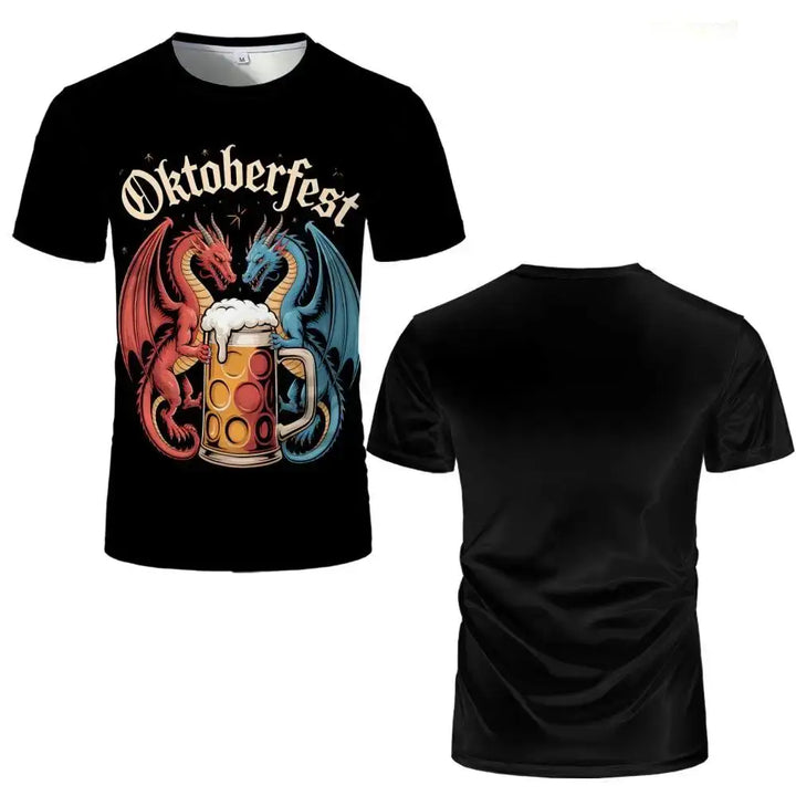 T-shirt med dragemotiv – DrachenProst Oktoberfest 2025