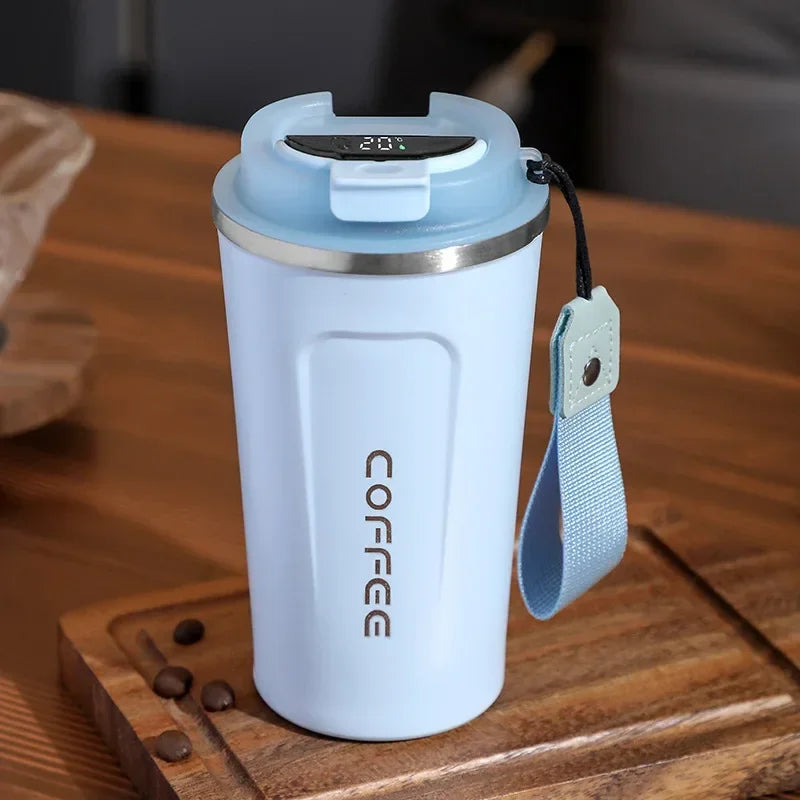 Vaso térmico de acero inoxidable con indicador de temperatura inteligente – TempMate