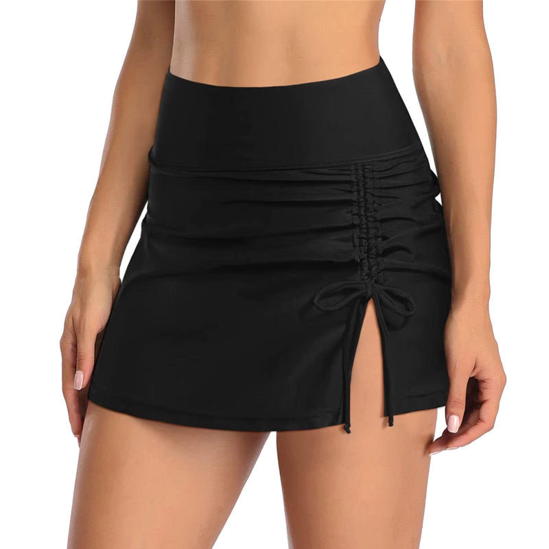Women's swim shorts with side slit – Liv