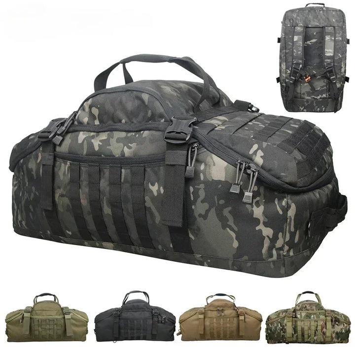 Large Tactical Travel Bag and Backpack - TrailTrek Duffle