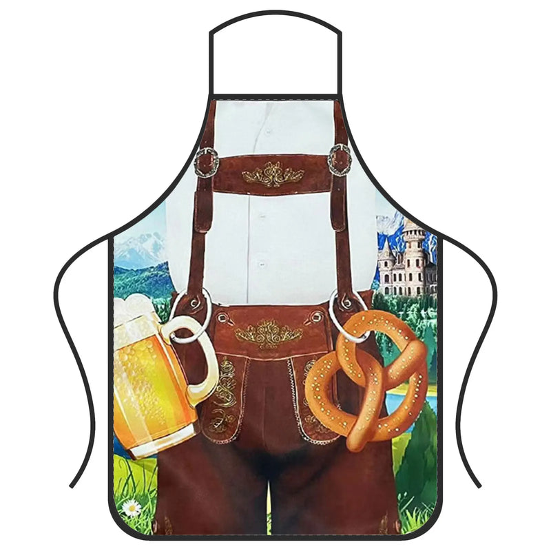 Divertido delantal de cocina de Baviera y delantal para fiestas – GaudiGrill Oktoberfest 2025