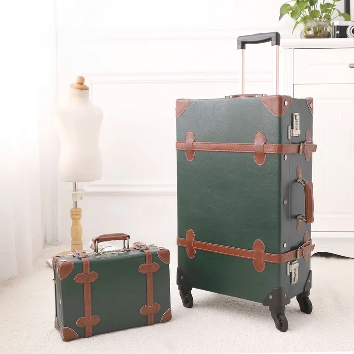 Retro-Hartschalenkoffer Set – Valencia