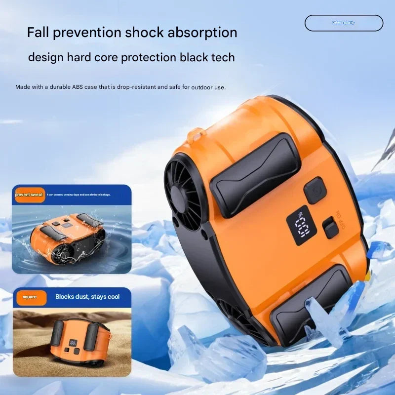 Outdoor Double Air Outlet Waist- und Nackenventilator mit Doppelbelüftung – WindMate