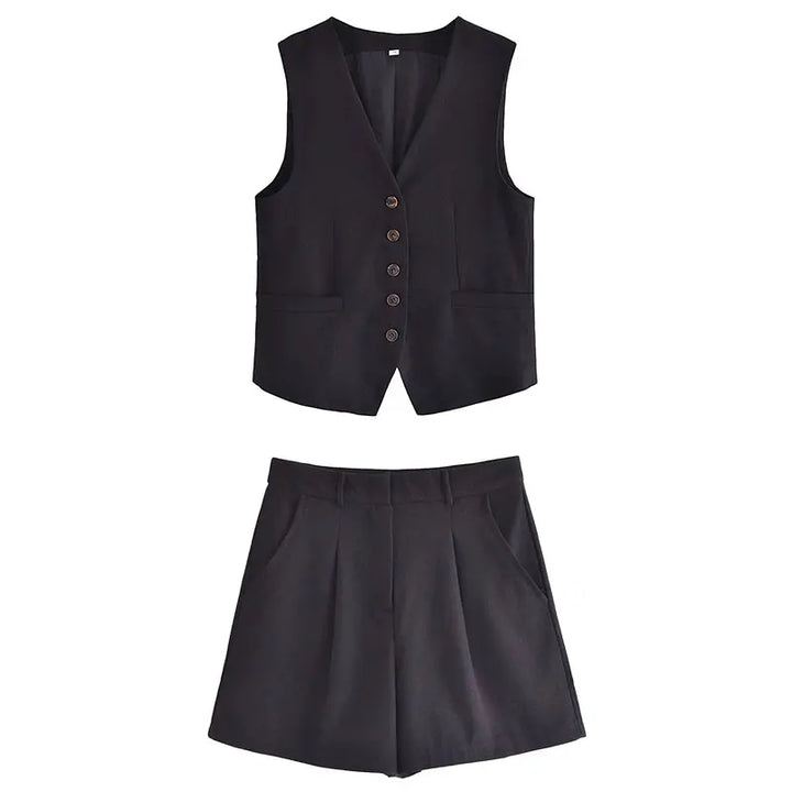 Two-piece summer outfit with vintage top – Amaya