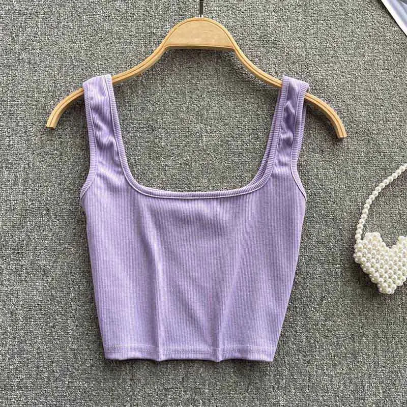 Seamless Crop Top in Solid Color – Zayra