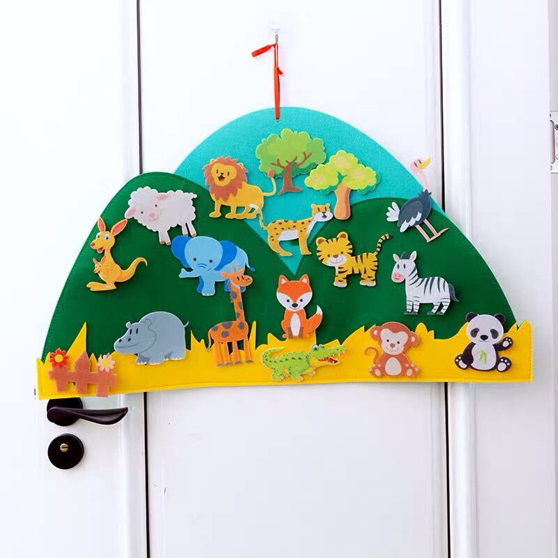 DIY filtbræt til børn - AnimalAdventure