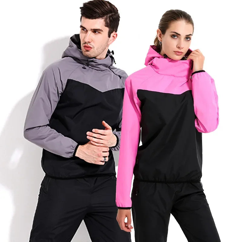 Lightweight Unisex Training Set with Zipper & Hood – Remo