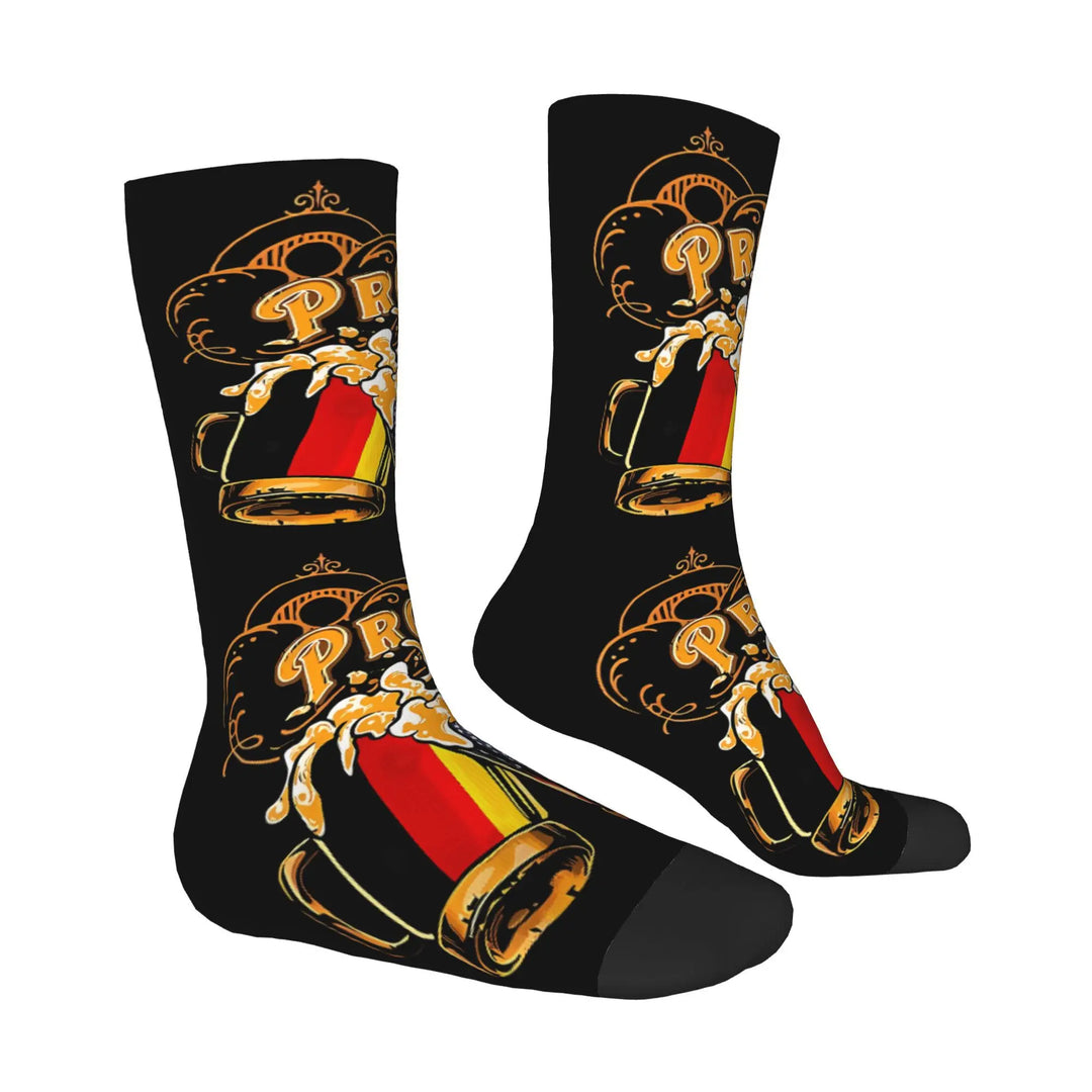 Socks with Beer Mug Print (2-Pack) – Cheers Socks Oktoberfest 2025