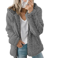 Dame Teddy-fleece-frakke – Liora