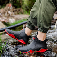 Botas de lluvia para mujer, de media caña y impermeables con suela antideslizante – Nivara