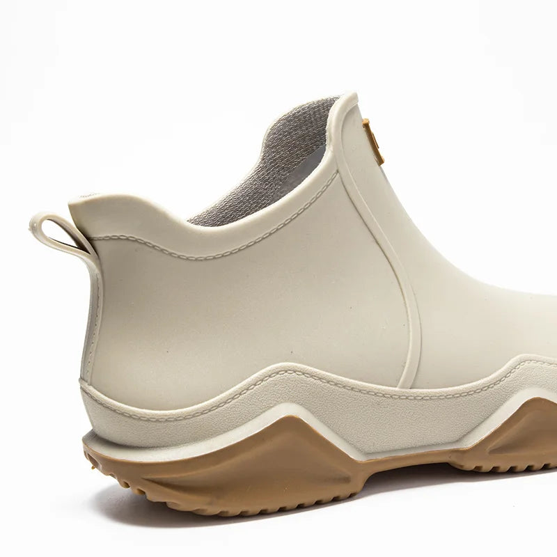 Botas de lluvia para mujer, de media caña y impermeables con suela antideslizante – Nivara