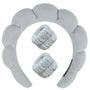 Plüsch Spa Kopfband & Handgelenkband Set - Fluffiea