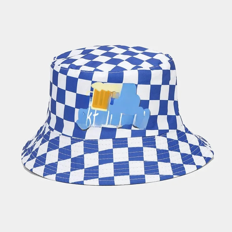 Fisherman's Hat with Diamond Pattern – WiesnKaro Oktoberfest 2025