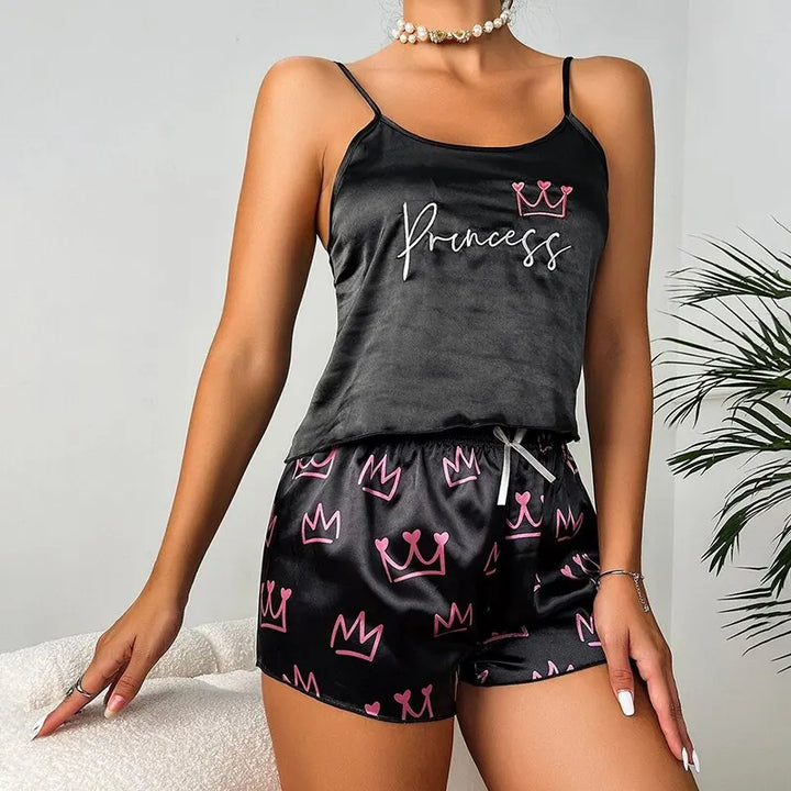 Stylish Satin Pajama Set for Women – Alina