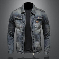 Retro denim jacket in vintage style – Jasper