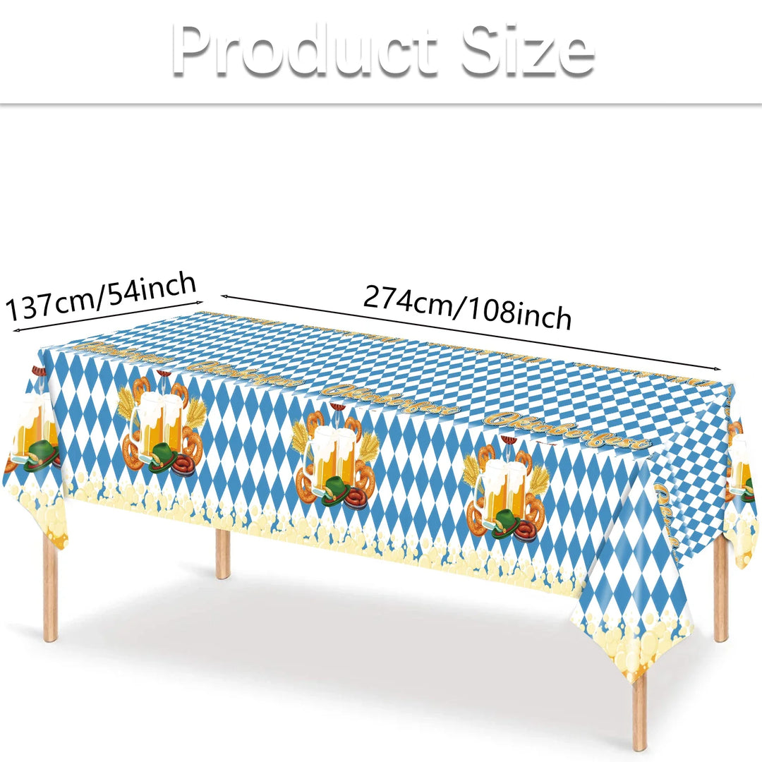 Tablecloth in Oktoberfest Design – FestTafel Oktoberfest 2025 1+1 FREE