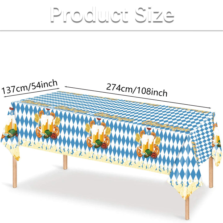 Tablecloth in Oktoberfest Design – FestTafel Oktoberfest 2025 1+1 FREE