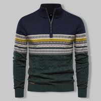 Striped Zip Pullover - SummitZip